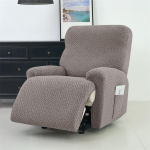 4 tk/komplekt Žakaar-lamamistool diivanikate Veniv tugitoolikate &Uuml;hev&auml;rvilised libisemiskindlad diivanikatted kodu-kontori dekoreerimiseks 1seat