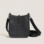 H Home Ehtsast nahast Evelyne naiste mini-Togo nahast Crossbody kandekott 17cm x 6cm x 20cm