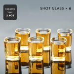 Shot Glass komplekt Valge veini klaasi tassihoidja Joogin&otilde;ude komplekt piiritusklaasi baari KTV veiniklaasi hoidja, kristallklaasi viski jaoks