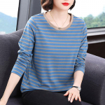 Naiste T-s&auml;rgi topsid, puuvillane pluus, Suur, mugav veniv pikkade varrukatega T-s&auml;rk &uuml;hev&auml;rviline &uuml;mara kaelusega lahtised topid M punane