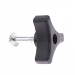 1Komplekt kolmnurkse k&auml;epideme nupu mutteri kruvipoldi komplekti kinnitusdetailide vahetus erinevat t&uuml;&uuml;pi muruniidukite tarvikute jaoks 1