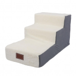 Koeratrepid Pehmed Parandatud Mugavus Stabiilne Konstruktsioon Stiilne V&auml;limus Mitmek&uuml;lgsed 3 Astet Lemmikloomakutsika Trepid