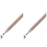 Mugava k&auml;epidemega mahtuvuslik pliiats T&auml;pne ja praktiline mobiiltelefoni tahvelarvuti pliiats 2pcs roosa kuldne v&auml;rv