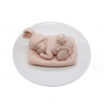 3D beebi magamiskuju silikoonvorm k&ouml;&ouml;k isetehtud fondant kook k&uuml;psetamine &scaron;okolaadivorm k&auml;sitsi valmistatud seep k&uuml;&uuml;nal krohv vaik savi t&ouml;&ouml;riist 1pcs