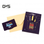 T&ouml;&ouml;riistakast Pop-up Isadep&auml;eva kaart isale 3D Head isadep&auml;eva &otilde;nnitluskaart koos &uuml;mbrikuga pojalt t&uuml;trelt naiselt Parima isa auhinna kaart kingitus jaoks sinine