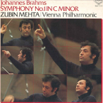 LP ZUBIN MEHTA, WIENER PHILHARMONIKER - Brahms: S&uuml;mfoonia nr. 1 C-mollis SLA1111 LONDON 1977 Jaapan Klassikaline Kasutatud