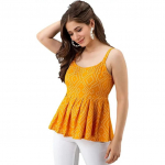 Naiste Disainer Vabaaja Varrukateta Tr&uuml;kiga Top Kurta Peokleidid Top Tuunika Etniline SC-2126 M-38