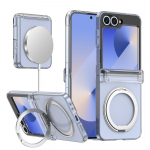 Galvaniseeritud Magnetiline P&ouml;&ouml;rlev Hoidik Telefoni&uuml;mbris Samsung Galaxy Z Flip 6 5 4 3 jaoks Flip6 Flip5 Flip4 Hinge Kaitsekate For Samsung Galaxy Z Flip6