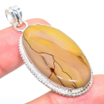 Australian Mookaite Handmade 925 Sterling Silver Pendant 2.09 b6q49