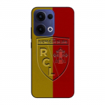 Coque de t&eacute;l&eacute;phone - Maniacase - Oppo Reno 13 5G - Silicone - Souple - Logo jaune et rouge