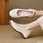 &Uuml;mar nina &Uuml;hev&auml;rvilised Naiste Kingad Uued libisemiskindlad Naiste Korterkingad Vabaaja Pehme Tald Mary Jane Kingad Mugavad Loaferid Zapatillas Mujer 35