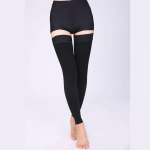 1 paar naiste meeste kompressioonsokid, survetase 2, reie sokid Unisex stressi leevendavad kompressioonsukad XL must