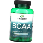 Aminohapped BCAA, BCAA, Swanson 100 kapslit (28280001) 100caps