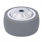 TPR kummist ratas 4 tolli raskeveokite kulumiskindel vaikne rehv ratas asendus k&auml;rukitele k&auml;rule