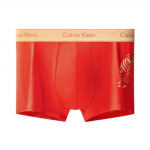 Calvin Klein Tiigriaasta Piiratud V&auml;ljaanne Kuldse Fooliumiga Tiigrimustriga Bokserp&uuml;ksid Meeste aluspesu Punane NB3192-3RB S