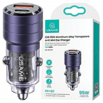 Usams Ład. Sam. C36 Usb+Usb-C 95Wfast Charge Fioletowy/Purple Cc176Cc02 (Us-Cc176)