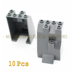 MOC Telliskivi Kivi Kolmnurkne Alpinarium Kivi Seina Plaat Barbakan Vall M&auml;gi Ehitusklots DIY Valgusta &Uuml;hilduv M&auml;nguasjaga