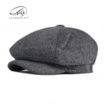 S&uuml;gis-talvine uus villane baret meeste Briti retro kaheksanurkne m&uuml;ts vabaaja kirjanduslik nokaga m&uuml;ts newsboy m&uuml;ts naised 56-58cm must