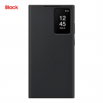 Algne Samsung Smart View Wallet Flip &uuml;mbris Samsung Galaxy S23 Ultra SM-S918B S-View telefoni&uuml;mbrise kate must