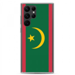 Coque T&eacute;l&eacute;phone &ndash; Samsung &ndash; Galaxy S22 &ndash; Drapeau de la Mauritanie &ndash; Supp &ndash; Mitmev&auml;rviline