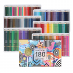 &Otilde;lip&otilde;hised v&auml;rvipliiatsid kunstitudengitele - saadaval 180- ja 72-v&auml;rvilised komplektid Colored Pencil Set
