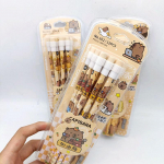 12 tk armsaid koomiksiga kapybara Hb pliiatseid kirjatarvete komplekt pliiatsiteritajaga kooli&otilde;pilastele m&otilde;eldud kirjatarvete kingitus 12pcs