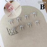 10 tk Sulamist Vibu S&otilde;lm Armastus K&uuml;&uuml;nte Kunsti Amuletid Dekoratsioonid 3D Luksus Metallist H&otilde;bedased Vibu Kujulised Ehted Ise Tee Manik&uuml;&uuml;ri Disainitarvikud as the picture