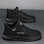 Kevad S&uuml;gis 2024 Meeste T&ouml;&ouml;jalatsid Platvorm Vabaajajalatsid Mootorrattasaapad Kulumiskindlad Mugavad Spordijalatsid 39 must