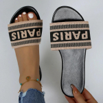 Moodsad Naiste Sussid 2024 Uued Suvised Sandaalid Daamide Vabaaja Klipid Naiste Rannasussid Lamedad Naiste Disainerussid Zapatos De Mujer 36