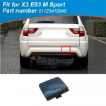 Tagumise kaitseraua pukseerimiskonksu katte kork 51123416948 Sobib BMW X3 E83 LCI M-Sport
