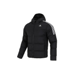Adidas Vabaaja spordiga kapuutsiga p&uuml;kstega jakk meestele &Uuml;ler&otilde;ivad Must GT9141 XS black