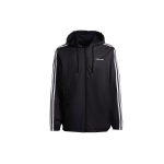 Adidas Originals Kolmestriibuline Spordihoodiga Jakk Meestele Pealisr&otilde;ivad Must HC7124 S