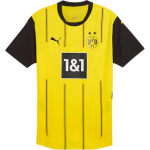 Puma Borussia Dortmund 24-25 Hooaeg Jalgpalli Seeria SS24 Mugav &Uuml;mmarguse Kaelusega L&uuml;hikeste Varrukatega T-s&auml;rk Meeste Topid Kollane 774945-01 S