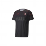 Puma X Balr koost&ouml;&ouml; AC Milan klubi kirjalogo tr&uuml;kitud l&uuml;hikeste varrukatega jalgpallis&auml;rk meestele Jalgpallis&auml;rk punane-must 758789-01 M