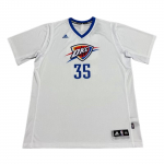 Adidas X NBA Oklahoma City Thunder Durant SW 35 F&auml;nniversioon V-kaelus Mugav L&uuml;hikeste varrukatega Korvpallis&auml;rk Unisex s&auml;rgid Valge 7470A-3KN-K91104 XL