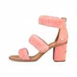 UGG Del Rey Fluff Heel Mugavad Pehmed Karvased K&otilde;rge Kontsaga Sandaalid Naiste Sandaalid Kirsipuu-Roosa 1095489-LNT 39