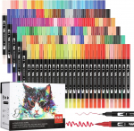 Kunstimarker Pliiats Pintsel Akvarellpintsel Joonistamine Puhas V&auml;rvimine Kontorikirjutamine 150-V&auml;rviline Komplekt, Pliiats, Pliiats, Pliiats, Veep&otilde;hine Pliiats, V&auml;rv, Raamat, Tarvikud,