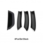 4 tk/komplekt Auto sisemise ukse k&auml;epideme paneeli t&otilde;mbekaitsekate BMW X3 X4 F25 F26 2010 - 2016 jaoks 4Pcs Black