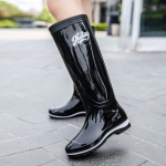 Ekspordi vihmakingad naiste k&otilde;rged veekindlad kingad vihmasaapad veesaapad naiste paksu tallaga k&ouml;&ouml;gi sametist termilised kummikud 41