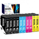 503Xl Multipack Cartouche D'Encre Pour Epson 503 Xl Pour Epson Expression Home Xp-5200 Xp-5205 Xp5200 Xp5205 Workforce Wf-296[J242]