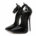 Mood Liyke Seksikad 16CM Feti&scaron; K&otilde;rged Kontsad Peokingad Striptiisitar Kingad Mood Kristall Strass Pandlaga Rihm Stiletto Naiste Pumbad Zapatos Mujer 45 must