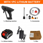 288VF 70bar 78000H Vahtgeneraator Veep&uuml;stolid Pihustiga Puhasti 2000W Juhtmeta K&otilde;rgsurve Autopesu Pesurid 78000H 1*Battery