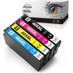 405XL Cartouches d'encre pour Epson 405XL 405 XL pour Epson Workforce Pro WF-3825 WF-4820 WF-4825 WF-3820 WF-4830 Workforce WF[989]