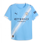 Puma Manchester City 25-26 Hooaeg Koduv&auml;ljaku M&auml;ngija Versioon &Uuml;mmarguse Kaelusega Mugav Pullover L&uuml;hikeste Varrukatega Jalgpallis&auml;rk Meeste pealsed Sinine 78079201 M