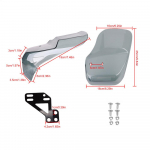 Mootorratta k&auml;ekaitse tuulekindel rolleri juhtraua k&auml;ekaitse Mootorratta k&auml;ekaitsed k&auml;ekaitsed, mis sobivad mootorrattale punane