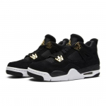 Air Jordan 4 Retro GS Royalty AJ4 GS 408452-032 EU 36 metallist kuldset v&auml;rvi/must