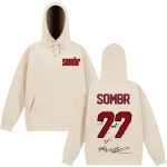 Sombr Hilised &Otilde;htud & Nooruslik Armastus Tuur 2025 Huppar Mehed Naised Pikkade Varrukatega L&otilde;tv Vabaaja Esteetiline Dressipluus Hip-hop Pullover M beige