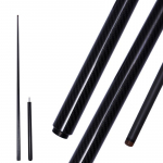 OKHEALING 3/4 Jagatud Snookeri Piljardikepi K&auml;sit&ouml;&ouml;na Valmistatud S&uuml;sinikkiust Billardi Kepikepidotsid 10,5mm Radiaalne Pin-liigend T&auml;issuurus 57 tolli erinevate kaaludega 18-20 oz 10.5mm tip must