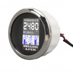 85MM Paadi tahhomeeter NMEA2000 J1939 protokollile DC9 kuni 32V Vee temperatuuri &otilde;lir&otilde;hu pinge m&otilde;&otilde;tur matkaautole jaht autole