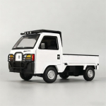 1/18 Honda Acty K-veoauto Pikap Sulamist Veoauto Auto Mudel Valatud Metallist Kergete Transpordivahendite Mudel Heli Valgus Simulatsioon Laste M&auml;nguasi Kingitus valge
